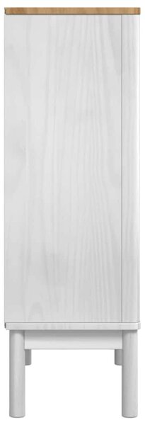 Széf Fehér 70 x 30 x 70,5 cm Tömör fenyőfa