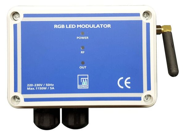 Gemas - Medence reflektor RGB LED vezérlő távirányítóval