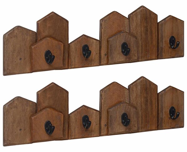 Fogas Barna 48 x 8 x 15 cm Tömör Mahagóni Fa