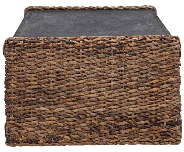 Oldal asztal Természetes 110 x 55 x 35 cm Tömör Mahagóni Fa