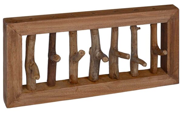 Fogas Barna 50 x 11 x 25 cm Tömör Mahagóni Fa
