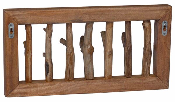 Fogas Barna 50 x 11 x 25 cm Tömör Mahagóni Fa