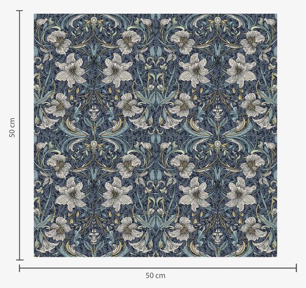 Tapéta Klasszikus virágos díszítés William Morris stílusában, Virágok és növények tapétá, a00232 : Uwalls.hu