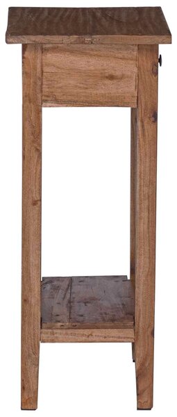 Növényállvány fiókkal Barna 34 x 25 x 52 cm Mahagóni fa