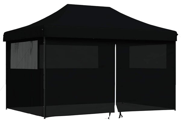 VidaXL Partysátor 292 x 440 x 315 cm, Oxford Szövet, Fekete