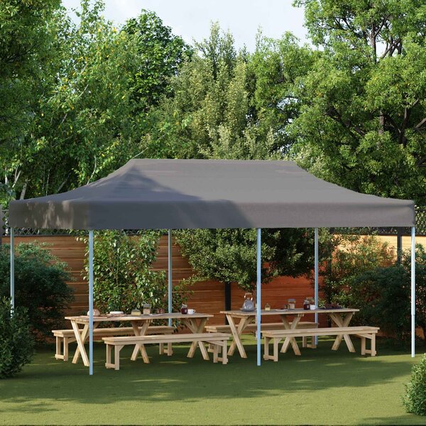 VidaXL Partysátor Antracit 291 x 580 x 315 cm Oxford Szövet