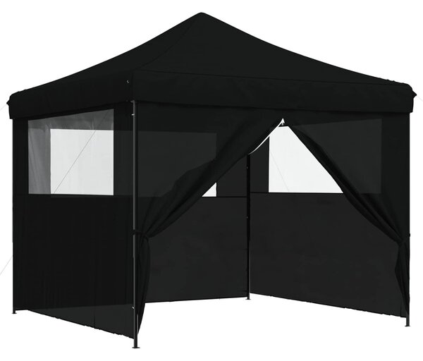 VidaXL Partysátor Fekete 292 x 292 x 315 cm Oxford Szövet
