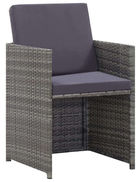 VidaXL Kerti Étkezőgarnitúra - Polyrattan - 13 részes