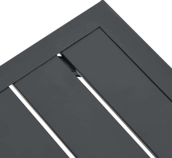 VidaXL 2 db szürke polyrattan napozóágy asztallal és párnával