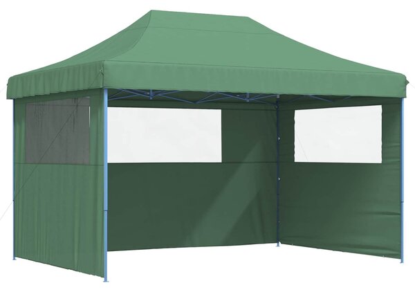 VidaXL Partysátor 279 x 410 x 315 cm, Oxford Szövet, Zöld