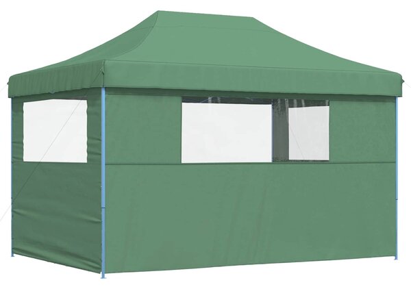 VidaXL Partysátor 279 x 410 x 315 cm, Oxford Szövet, Zöld