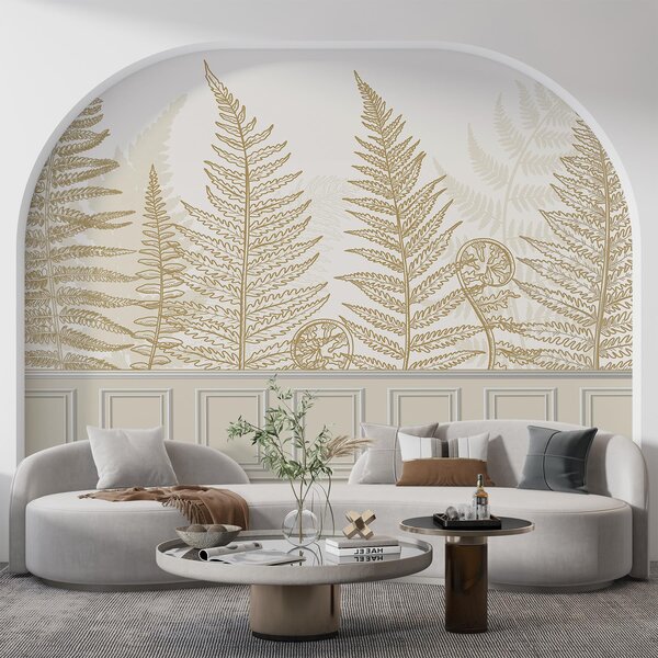 Fotótapéta levelek, növények, páfrány, fény, botanika, grafika, grafika, Természet fotótapéta, w04239 : Uwalls.hu