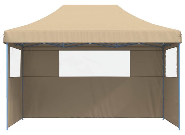 VidaXL Partysátor 279 x 410 x 315 cm, Oxford Szövet, Bézs