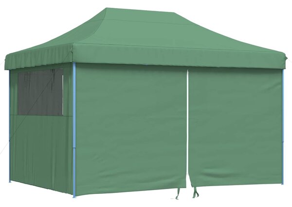 VidaXL Partysátor 279 x 410 x 315 cm, Oxford Szövet, Zöld