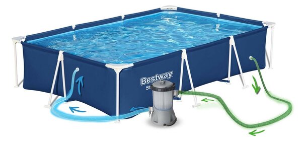 Bestway Fémvázas medence 300x201x66cm (56404N)