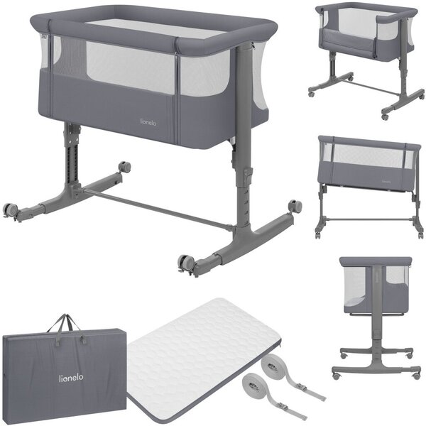 Lionelo Aurora 3in1 babaöböl, babaágy és bölcső - Beige Taupe
