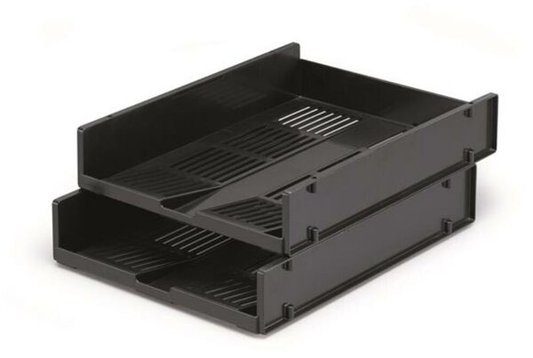 Irattálca, műanyag, DURABLE Optimo, fekete (DB784058)