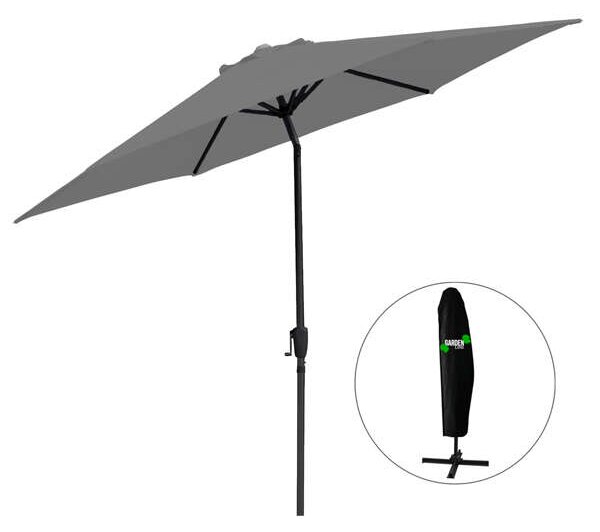 GardenLine Napernyő 3m - szürke