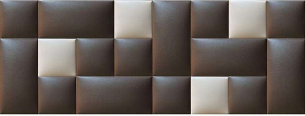 Műbőr falvédő-14 oldalfali panel faldekoráció (200x75 cm)