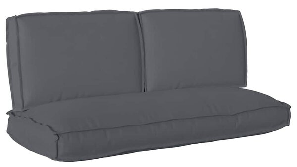 VidaXL Párna készlet Oxford Szövet Antracit 120 x 50 x 52 cm