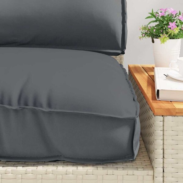 VidaXL Párna készlet Oxford Szövet Antracit 120 x 80 x 52 cm