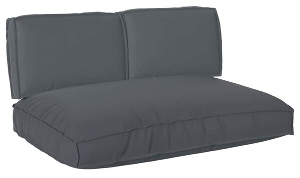 VidaXL Párna készlet Oxford Szövet Antracit 120 x 80 x 52 cm