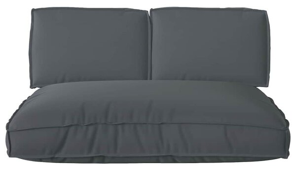 VidaXL Párna készlet Oxford Szövet Antracit 120 x 80 x 52 cm