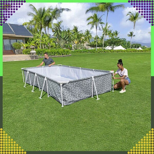 Bestway Steel Pro acélvázas medence szett 366×201×66 cm, 4000 l, pumpával