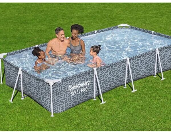 Bestway Steel Pro acélvázas medence szett 366×201×66 cm, 4000 l, pumpával