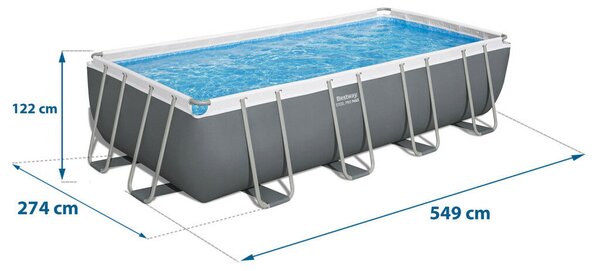 Bestway kerti medence 549 x 274 x 122 cm 12w1 56465