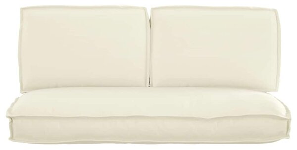 VidaXL Párna készlet Oxford Szövet Krém 120 x 50 x 52 cm