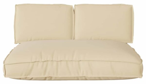 VidaXL Párna készlet Oxford Szövet Bézs 120 x 80 x 52 cm