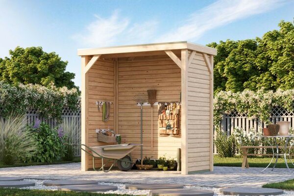 Karibu Cubeco 1. Fa kerti pavilon / modern kerti pavilon 231 cm x 124,5 cm