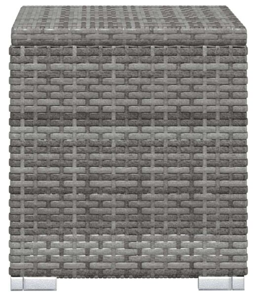 VidaXL Napozóágy - Szürke Polyrattan - 195cm