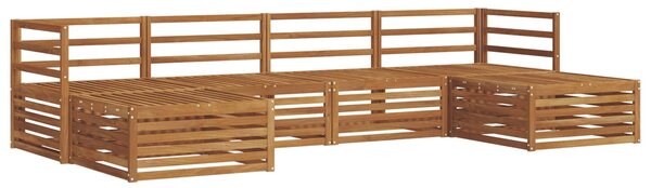VidaXL Ülőgarnitúrák 6 pcs Természetes Tömör Akácfa