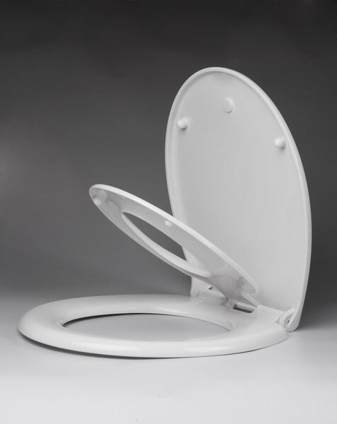 Aqualine Aqualine, Klasszikus WC-ülőkébe integrált gyermek WC-ülőke, Soft Close, fehér, FS125