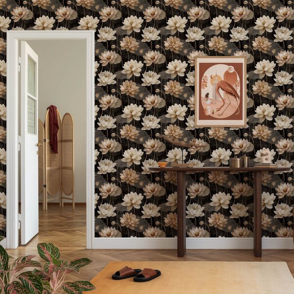 Tapéta Lotus, Virágok és növények tapétá, a00420 : Uwalls.hu