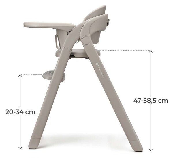 KINDERKRAFT Etetőszék TINO Beige