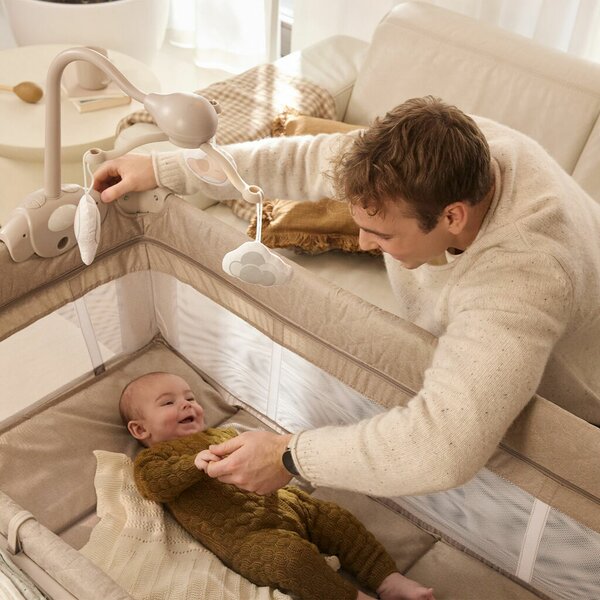 KINDERKRAFT Utazóágy LEODY UP Beige