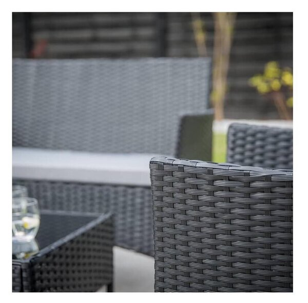 Patio Edwige kerti bútor garnitúra fekete