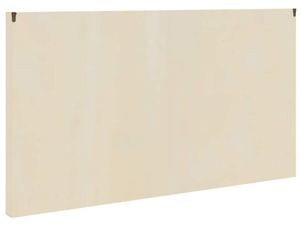 Fali Kiállító Doboz polcokkal tárolóval Bézs 98 x 4,5 x 55 cm Faanyag