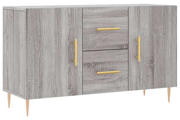 Modern Tálalószekrény - Szürke Sonoma - 100x36x60 cm