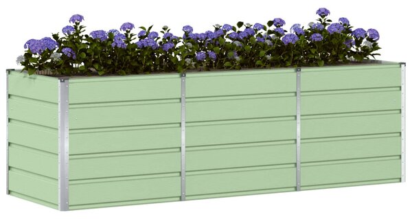 Növénytartó Zöld 240 x 80 x 75 cm Acél