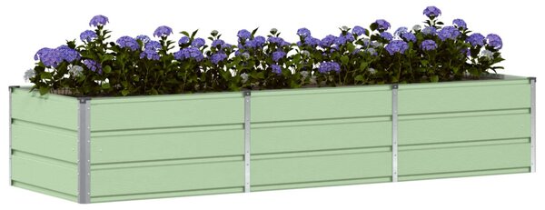 Növénytartó Zöld 240 x 80 x 45 cm Acél