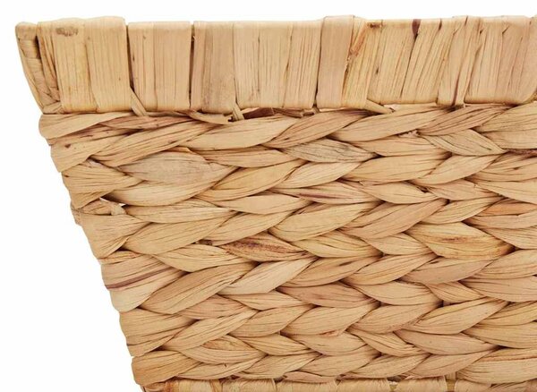 Tárolókosarak 2 pcs Természetes 38 x 28 x 15 cm Vízi jácint