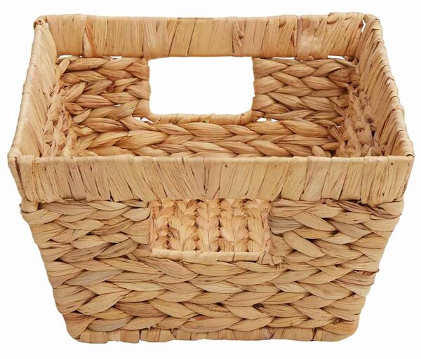 Tárolókosarak 2 pcs Természetes 38 x 28 x 15 cm Vízi jácint