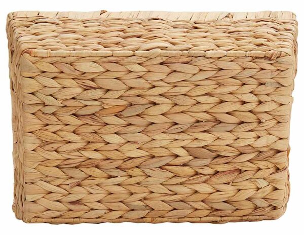Tárolókosarak 2 pcs Természetes 38 x 28 x 15 cm Vízi jácint
