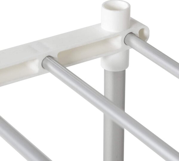 Tubular Shelf tárolóval Fehér 42.5 x 27 x 91.5 cm Alumínium