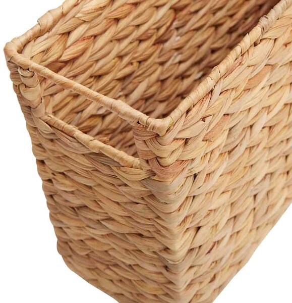 Újság Kosarak 2 pcs Természetes 39 x 14 x 25 cm Vízi jácint