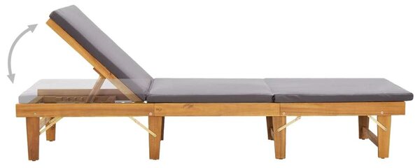 VidaXL Akácfa Napozóágy - 200cm